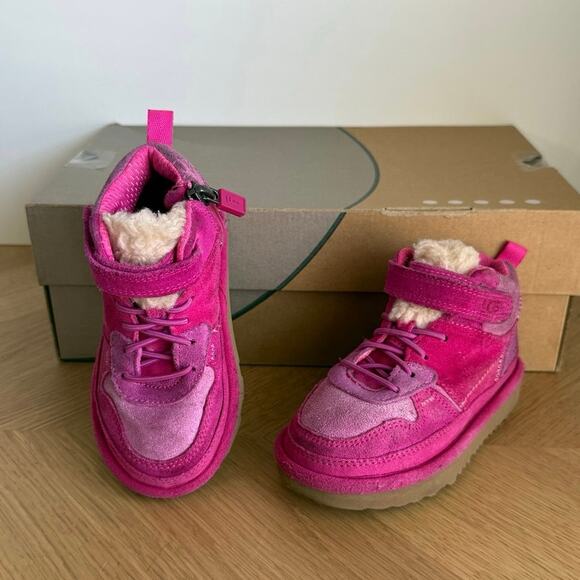 UGG Highland Hi Heritage Pink Toddler Boots - Sz 8 C - Picture 5 of 12
